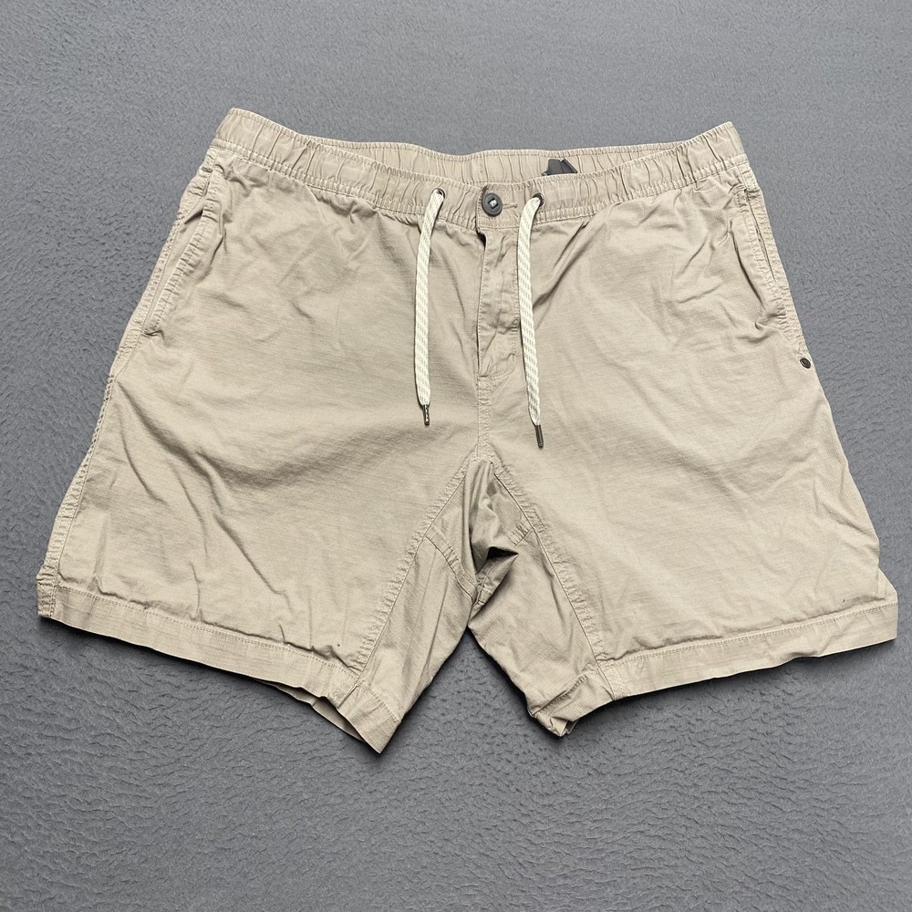 Vuori Men's Beige Athletic Shorts